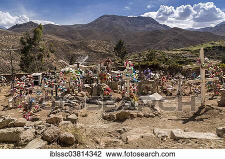 "Cemetery of Socoromo, Lauca National Park, Atacama Desert, northern Chile" View Large Photo Image Stock Image - "Cemetery of Socoromo, Lauca National Park, Atacama Desert, northern Chile". Fotosearch