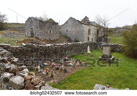 "Cemetery, village of Cros Garmon, The Causses and the Cevennes, UNESCO World Heritage Site, Parc National des Cevennes, Cevennes National Park, Causse Mejean, Florac, Lozere, Languedoc-Roussillon, France, Europe" View Large Photo Image Stock Photo - "Cemetery, village of Cros Garmon, The Causses and the Cevennes, UNESCO World Heritage Site, Parc National des Cevennes, Cevennes National Park, Causse Mejean, Florac, Lozere, Languedoc-Roussillon, France, Europe". Fotosearch