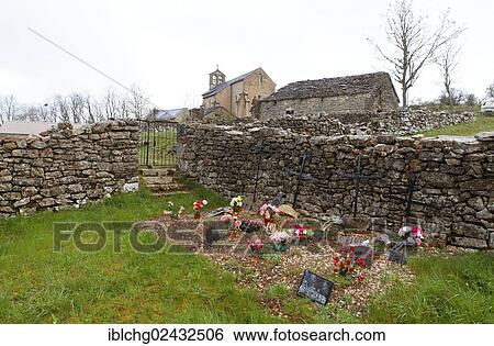 "Cemetery, village of Cros Garmon, The Causses and the Cevennes, UNESCO World Heritage Site, Parc National des Cevennes, Cevennes National Park, Causse Mejean, Florac, Lozere, Languedoc-Roussillon, France, Europe" View Large Photo Image Stock Photograph - "Cemetery, village of Cros Garmon, The Causses and the Cevennes, UNESCO World Heritage Site, Parc National des Cevennes, Cevennes National Park, Causse Mejean, Florac, Lozere, Languedoc-Roussillon, France, Europe". Fotosearch