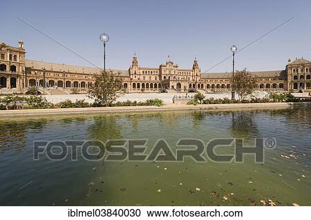 "Central building and river, Plaza de Espana, Spain Square, Maria Luisa Park, Parque de Maria Luisa, Seville, Andalusia, Spain, Europe" View Large Photo Image Stock Image - "Central building and river, Plaza de Espana, Spain Square, Maria Luisa Park, Parque de Maria Luisa, Seville, Andalusia, Spain, Europe". Fotosearch