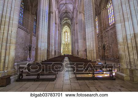 "Central nave of the church, Dominican abbey Batalha Monastery, Unesco World Heritage Site, Batalha, Leiria district, Portugal, Europe" View Large Photo Image Stock Image - "Central nave of the church, Dominican abbey Batalha Monastery, Unesco World Heritage Site, Batalha, Leiria district, Portugal, Europe". Fotosearch