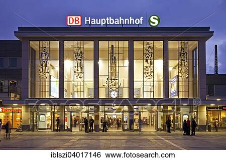 "Central station, Dortmund, Ruhr district, North Rhine-Westphalia, Germany, Europe" View Large Photo Image Stock Photograph - "Central station, Dortmund, Ruhr district, North Rhine-Westphalia, Germany, Europe". Fotosearch