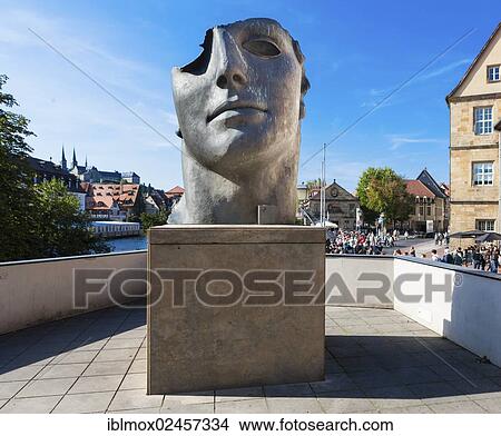 Picture - "Centurione"""", sculpture by Igor Mitoraj, Bamberg, Upper Franconia, Franconia, Bavaria, Germany, Europe, PublicGround, Europe". Fotosearch
