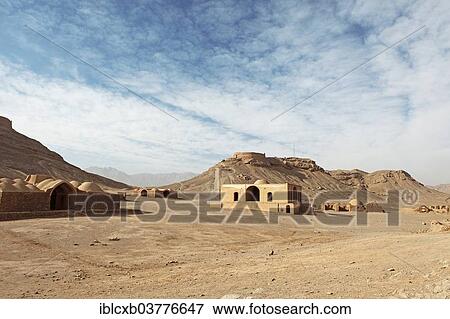 "Ceremonial buildings at the Tower of Silence, Zoroastrian burial ground, Yazd, Yazd Province, Persia, Iran, Asia" View Large Photo Image Stock Photo - "Ceremonial buildings at the Tower of Silence, Zoroastrian burial ground, Yazd, Yazd Province, Persia, Iran, Asia". Fotosearch