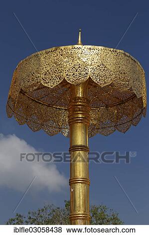 "Ceremonial umbrella in the temple complex of Wat Phra That Doi Suthep Ratcha Woraviharn, Chiang Mai, Northern Thailand, Thailand, Asia" View Large Photo Image Stock Photo - "Ceremonial umbrella in the temple complex of Wat Phra That Doi Suthep Ratcha Woraviharn, Chiang Mai, Northern Thailand, Thailand, Asia". Fotosearch