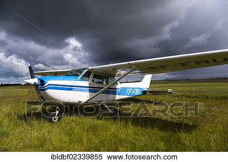 "Cessna airplane on a meadow, Suourland, South Iceland, Iceland, Europe" View Large Photo Image Stock Photography - "Cessna airplane on a meadow, Suourland, South Iceland, Iceland, Europe". Fotosearch