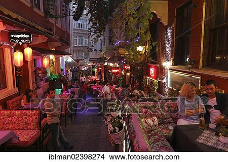 "Cezayir Sokak in Beyoglu, Istanbul, Turkey, Europe, Asia" View Large Photo Image Picture - "Cezayir Sokak in Beyoglu, Istanbul, Turkey, Europe, Asia". Fotosearch