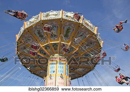 "Chair swing ride or Chair-O-Planes, Hamburger Dom funfair, Hamburg, Germany, Europe" View Large Photo Image Stock Photo - "Chair swing ride or Chair-O-Planes, Hamburger Dom funfair, Hamburg, Germany, Europe". Fotosearch