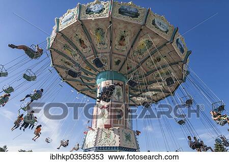 "Chairoplane carousel at a fairground, Laupheim, Baden-Wurttemberg, Germany, Europe" View Large Photo Image Stock Image - "Chairoplane carousel at a fairground, Laupheim, Baden-Wurttemberg, Germany, Europe". Fotosearch