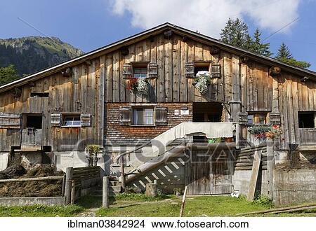 "Chalet, Alpe Obere Falz alp near Schetteregg, Egg, Bregenz Forest, Vorarlberg, Austria, Europe" View Large Photo Image Picture - "Chalet, Alpe Obere Falz alp near Schetteregg, Egg, Bregenz Forest, Vorarlberg, Austria, Europe". Fotosearch