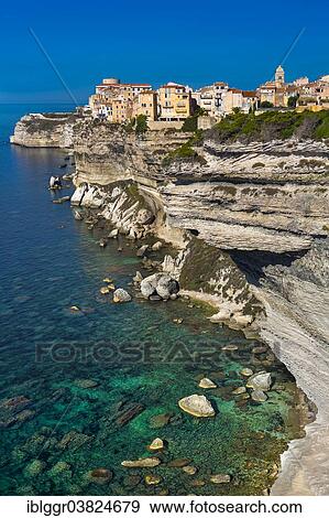 "Chalk cliffs, Bonifacio, Corse-du-Sud, Corsica, France, Europe" View Large Photo Image Stock Photo - "Chalk cliffs, Bonifacio, Corse-du-Sud, Corsica, France, Europe". Fotosearch