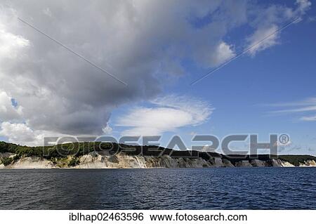 Stock Photograph - "Chalk cliffs, Ruegen Island, Mecklenburg-Western Pomerania, Germany, Europe". Fotosearch