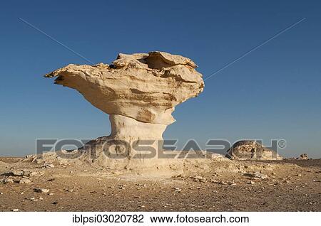 "Chalk rock formation, mushroom-shape, White Desert, Farafra, New Valley Governorate, Egypt, Africa" View Large Photo Image Stock Image - "Chalk rock formation, mushroom-shape, White Desert, Farafra, New Valley Governorate, Egypt, Africa". Fotosearch