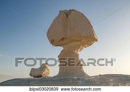 "Chalk rock formations, Chicken and Mushroom rock shapes, White Desert, Farafra, New Valley Governorate, Egypt, Africa" View Large Photo Image Stock Photo - "Chalk rock formations, Chicken and Mushroom rock shapes, White Desert, Farafra, New Valley Governorate, Egypt, Africa". Fotosearch