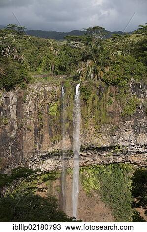 "Chamarel Waterfall from St. Denis and Viande Salee Rivers, Black River Gorges National Park, Black River District, West Mauritius, Africa" View Large Photo Image Stock Image - "Chamarel Waterfall from St. Denis and Viande Salee Rivers, Black River Gorges National Park, Black River District, West Mauritius, Africa". Fotosearch