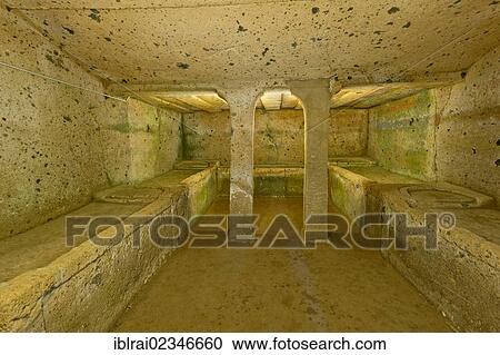 "Chamber tomb, Tomba Policroma, an antique round tumulus grave, Etruscan Necropolis of La Banditaccia, Necropoli della Banditaccia, Cerveteri, province of Rome, Lazio region, Italy, Europe" View Large Photo Image Stock Image - "Chamber tomb, Tomba Policroma, an antique round tumulus grave, Etruscan Necropolis of La Banditaccia, Necropoli della Banditaccia, Cerveteri, province of Rome, Lazio region, Italy, Europe". Fotosearch