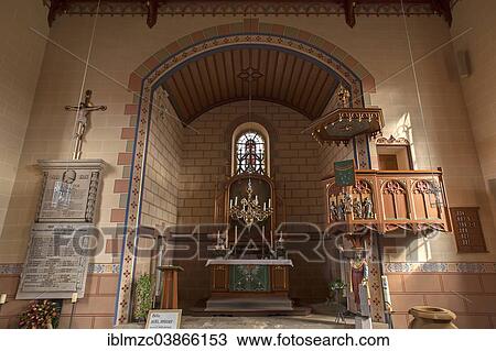 "Chancel, neo-Gothic St. Catherine's Church, 1860, Thuisbrunn, Grafenberg, Bavaria, Germany, Europe" View Large Photo Image Stock Image - "Chancel, neo-Gothic St. Catherine's Church, 1860, Thuisbrunn, Grafenberg, Bavaria, Germany, Europe". Fotosearch