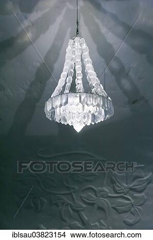 "Chandelier made of ice, Jukkasjarvi Icehotel, Lapland, Norrbotten County, Sweden, Scandinavia, Europe" View Large Photo Image Picture - "Chandelier made of ice, Jukkasjarvi Icehotel, Lapland, Norrbotten County, Sweden, Scandinavia, Europe". Fotosearch