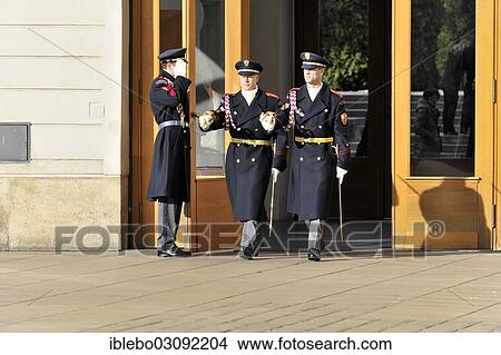 "Changing of the Guard at Prague Castle, Hradcany, Prague, Czech Republic, Europe" View Large Photo Image Picture - "Changing of the Guard at Prague Castle, Hradcany, Prague, Czech Republic, Europe". Fotosearch