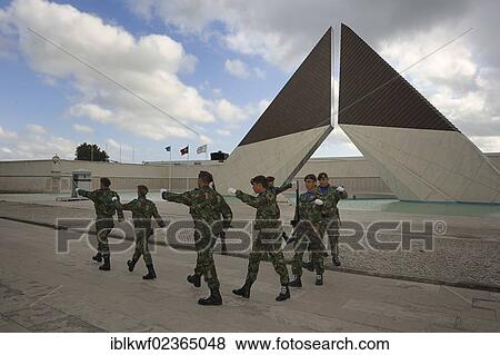 "Changing of the guard at the Monumento Nacional aos Combatentes do Ultramar monument, by architect Francisco Jose Ferreira Guedes de Carvalho, Belem, Lisbon, Portugal, Europe" View Large Photo Image Stock Photo - "Changing of the guard at the Monumento Nacional aos Combatentes do Ultramar monument, by architect Francisco Jose Ferreira Guedes de Carvalho, Belem, Lisbon, Portugal, Europe". Fotosearch