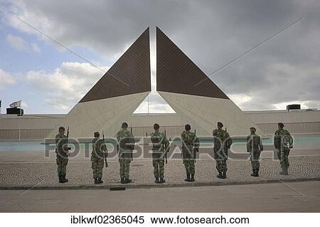 "Changing of the guard at the Monumento Nacional aos Combatentes do Ultramar monument, by architect Francisco Jose Ferreira Guedes de Carvalho, Belem, Lisbon, Portugal, Europe" View Large Photo Image Stock Photography - "Changing of the guard at the Monumento Nacional aos Combatentes do Ultramar monument, by architect Francisco Jose Ferreira Guedes de Carvalho, Belem, Lisbon, Portugal, Europe". Fotosearch