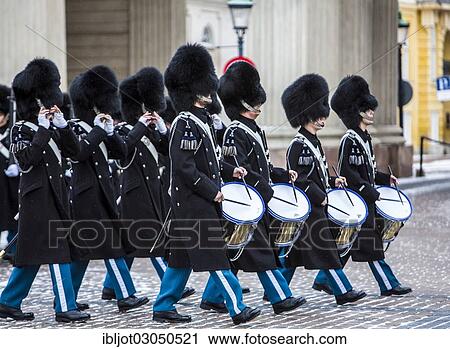 "Changing of the guard, royal bodyguards, ceremony outside the Amalienborg royal palace, Copenhagen, Capital Region of Denmark, Denmark, Europe" View Large Photo Image Stock Image - "Changing of the guard, royal bodyguards, ceremony outside the Amalienborg royal palace, Copenhagen, Capital Region of Denmark, Denmark, Europe". Fotosearch