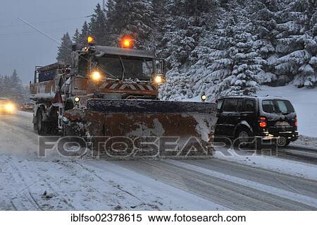 "Chaotic snow conditions on the A-road No. 4 in the Harz mountains near Torfhaus, snowplough clearing winter streets, Lower Saxony, Germany, Europe" View Large Photo Image Stock Photography - "Chaotic snow conditions on the A-road No. 4 in the Harz mountains near Torfhaus, snowplough clearing winter streets, Lower Saxony, Germany, Europe". Fotosearch