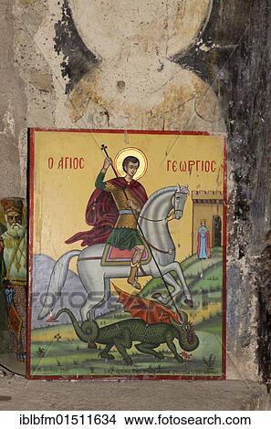 Picture - "Chapel, Agia Triada excavation site, Crete, Greece, Europe". Fotosearch