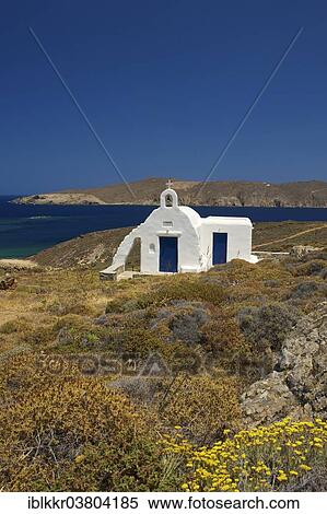 "Chapel, Agios Sostis, Mykonos, Cyclades, Greece, Europe" View Large Photo Image Stock Photography - "Chapel, Agios Sostis, Mykonos, Cyclades, Greece, Europe". Fotosearch