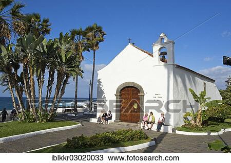"Chapel by the sea, Puerto de la Cruz, Tenerife, Canary Islands, Spain, Europe" View Large Photo Image Stock Image - "Chapel by the sea, Puerto de la Cruz, Tenerife, Canary Islands, Spain, Europe". Fotosearch