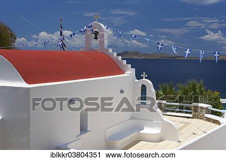 "Chapel in Agios Ioannis, Mykonos, Cyclades, Greece, Europe" View Large Photo Image Stock Image - "Chapel in Agios Ioannis, Mykonos, Cyclades, Greece, Europe". Fotosearch