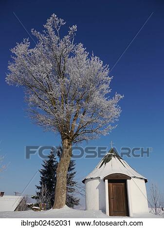 Stock Image - "Chapel in Buchenberg, Allgaeu, Bavaria, Germany, Europe". Fotosearch