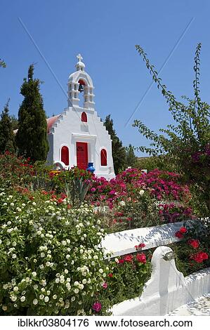 "Chapel, Mykonos, Cyclades, Greece, Europe" View Large Photo Image Stock Photograph - "Chapel, Mykonos, Cyclades, Greece, Europe". Fotosearch