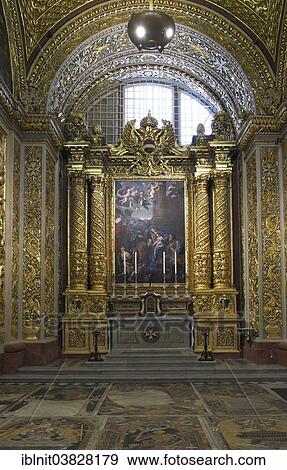 "Chapel of Germany, St. John's Co-Cathedral, Valletta, Malta, Europe" View Large Photo Image Stock Photo - "Chapel of Germany, St. John's Co-Cathedral, Valletta, Malta, Europe". Fotosearch