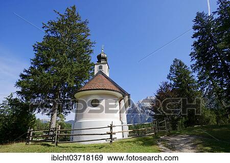 "Chapel of Mary Queen, near Mittenwald, Werdenfelser Land, Upper Bavaria, Bavaria, Germany, Europe" View Large Photo Image Stock Photo - "Chapel of Mary Queen, near Mittenwald, Werdenfelser Land, Upper Bavaria, Bavaria, Germany, Europe". Fotosearch