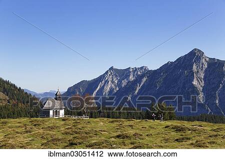 "Chapel on Postalm alpine pasture with Rinnkogel Mountain, Postalm, Postalm, Strobl, Salzkammergut, Salzburg State, Austria, Europe" View Large Photo Image Stock Image - "Chapel on Postalm alpine pasture with Rinnkogel Mountain, Postalm, Postalm, Strobl, Salzkammergut, Salzburg State, Austria, Europe". Fotosearch