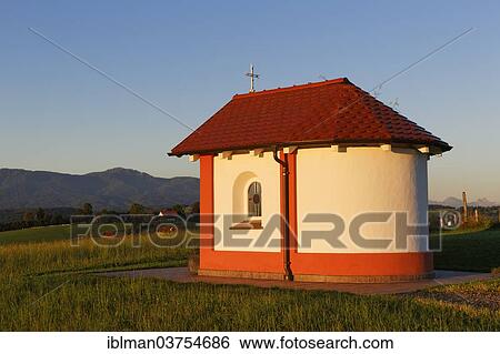 Stock Photograph - "Chapel, Schonberg, Rottenbuch, Pfaffenwinkel region, Upper Bavaria, Bavaria, Germany, Europe". Fotosearch