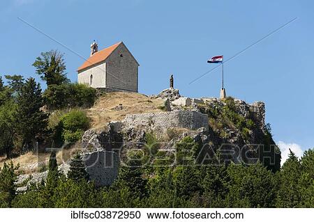 Stock Image - "Chapel, Sinj, Split-Dalmatia, Croatia, Europe". Fotosearch