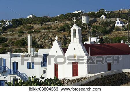 "Chapels in Mykonos Town, Mykonos, Cyclades, Greece, Europe" View Large Photo Image Stock Image - "Chapels in Mykonos Town, Mykonos, Cyclades, Greece, Europe". Fotosearch