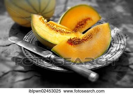 "Charentais melon, cut" View Large Photo Image Stock Photography - "Charentais melon, cut". Fotosearch