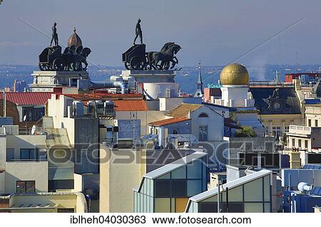 "Chariot, monument at the Calle de Alcala, Madrid, Spain, Europe" View Large Photo Image Stock Image - "Chariot, monument at the Calle de Alcala, Madrid, Spain, Europe". Fotosearch