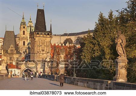 "Charles Bridge and the Mala Strana Bridge Towers, Prague, Bohemia, Czech Republic, Europe" View Large Photo Image Stock Image - "Charles Bridge and the Mala Strana Bridge Towers, Prague, Bohemia, Czech Republic, Europe". Fotosearch