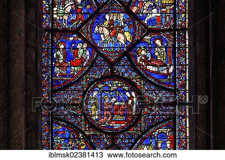 "Chartres Cathedral, ambulatory, window of Charles the Great with the Journey to Jerusalem and the Spanish Expedition" View Large Photo Image Stock Image - "Chartres Cathedral, ambulatory, window of Charles the Great with the Journey to Jerusalem and the Spanish Expedition". Fotosearch