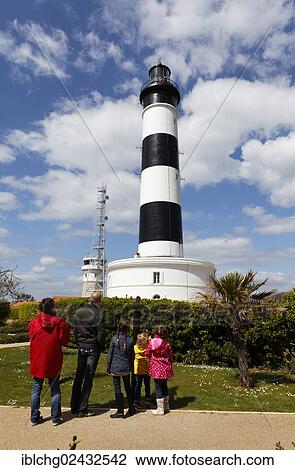 Stock Image - "Chassiron Lighthouse, Oleron Island, Ile d'Oleron, Charentes Maritimes, Poitou-Charentes, France, Europe". Fotosearch
