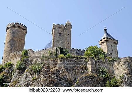 "Chateau Comtal castle, Foix, Midi-Pyrenees, Pyrenees, departement of Ariege, France, Europe, PublicGround, Europe" View Large Photo Image Stock Image - "Chateau Comtal castle, Foix, Midi-Pyrenees, Pyrenees, departement of Ariege, France, Europe, PublicGround, Europe". Fotosearch