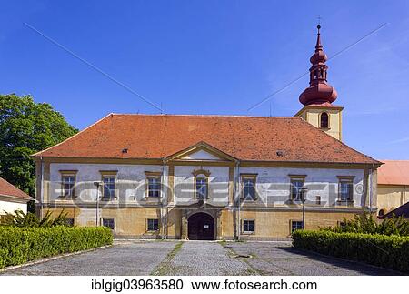 Stock Image - "Chateau, Dalesice, Trebic district, Vysocina region, Czech Republic, Europe". Fotosearch