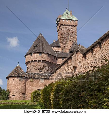 "Chateau du Haut-Koenigsbourg castle, Hohkonigsburg, Alsace, France, Europe" View Large Photo Image Stock Image - "Chateau du Haut-Koenigsbourg castle, Hohkonigsburg, Alsace, France, Europe". Fotosearch