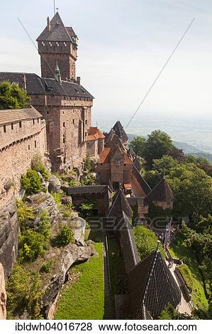 "Chateau du Haut-Koenigsbourg castle, Hohkonigsburg, Alsace, France, Europe" View Large Photo Image Stock Photo - "Chateau du Haut-Koenigsbourg castle, Hohkonigsburg, Alsace, France, Europe". Fotosearch