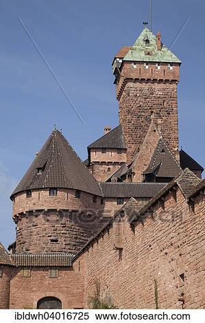 "Chateau du Haut-Koenigsbourg castle, Hohkonigsburg, Alsace, France, Europe" View Large Photo Image Stock Photography - "Chateau du Haut-Koenigsbourg castle, Hohkonigsburg, Alsace, France, Europe". Fotosearch