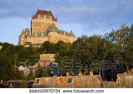 "Chateau Frontenac and Lower Town, Quebec, Canada, North America" View Large Photo Image Picture - "Chateau Frontenac and Lower Town, Quebec, Canada, North America". Fotosearch